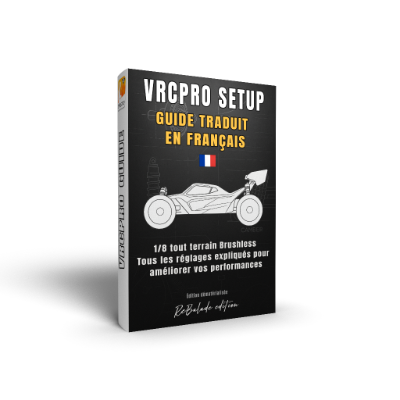 Ebook Téléchargeable Setup VRC PRO Guide Complet des Réglages 1/8 Tout-Terrain Brushless (Version Française)